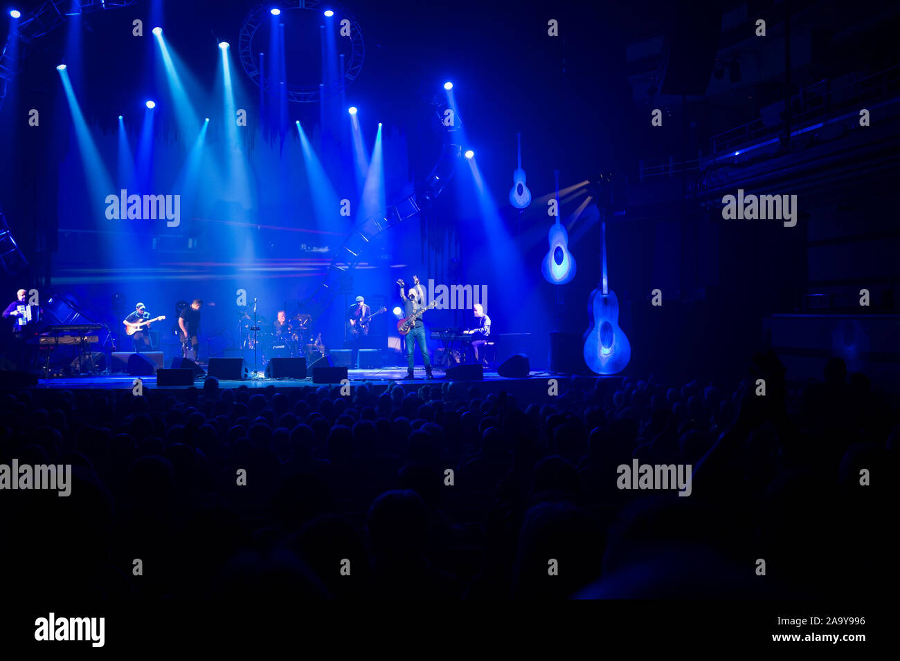 Chris Rea im Konzert Stockfoto