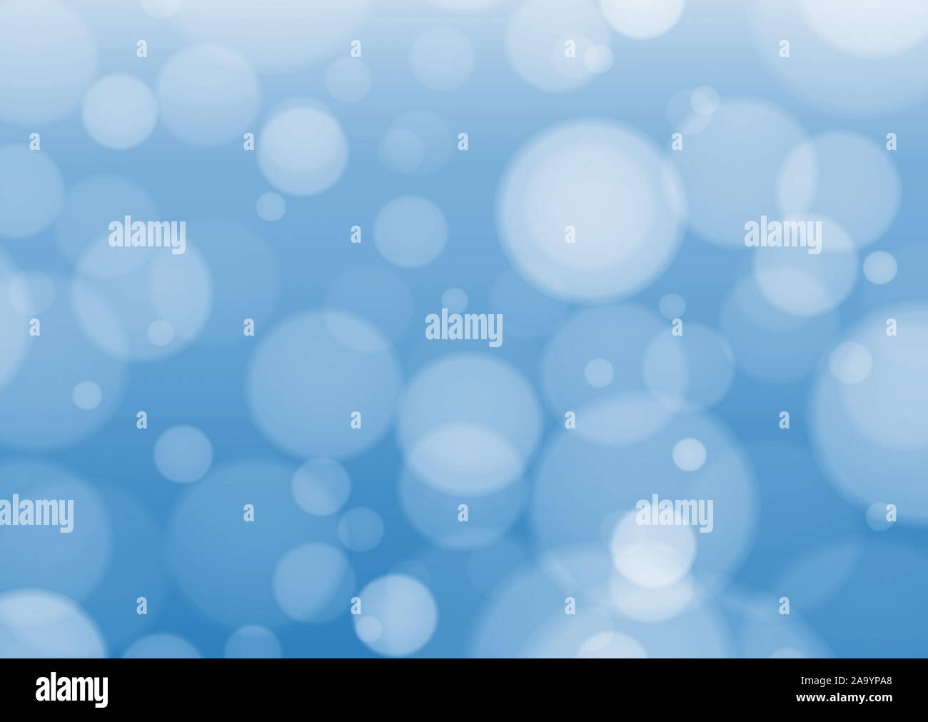 Weiche Rundschreiben bokeh in blauer Farbe. Ideal für Hintergrund Stockfoto