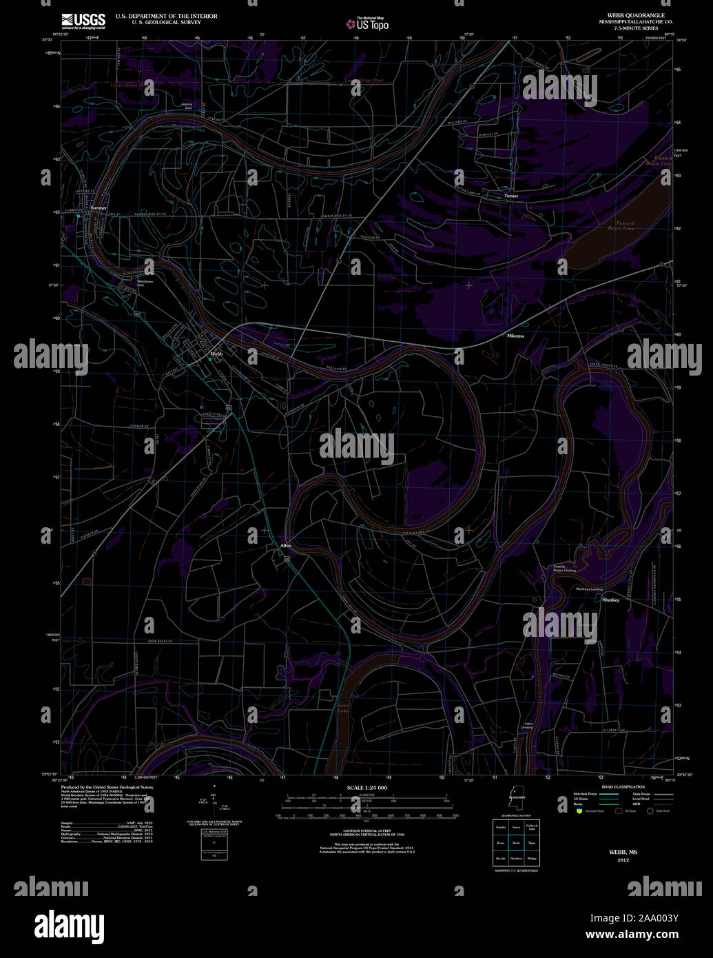 Webb mississippi karte Fotos und Bildmaterial in hoher Auflösung Alamy