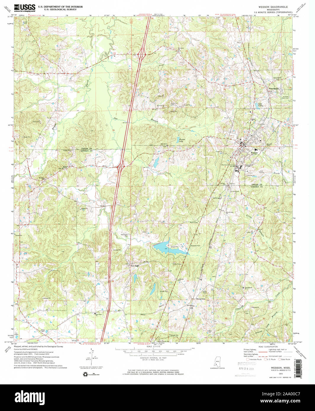 Mappa di wesson, mississippi -Fotos und -Bildmaterial in hoher ...