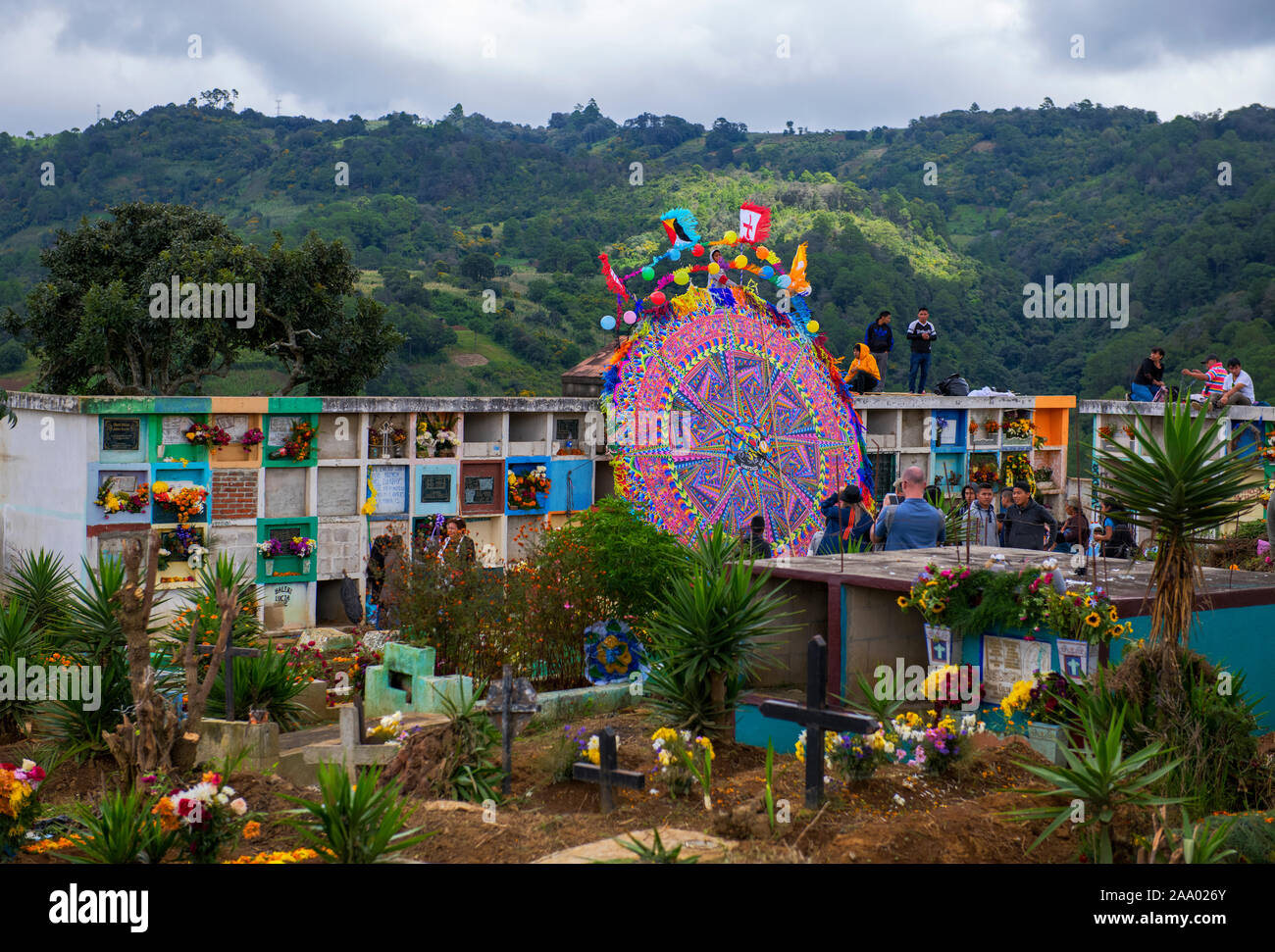 Allerheiligen in Santiago de Sacatepequez, Guatemala Stockfoto Allerheiligen in Santiago de Sacatepequez, Guatemala Stockfoto