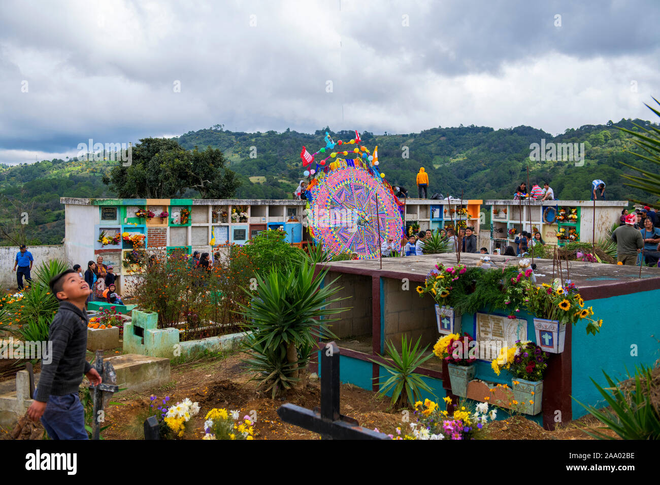 Allerheiligen in Santiago de Sacatepequez, Guatemala Stockfoto Allerheiligen in Santiago de Sacatepequez, Guatemala Stockfoto