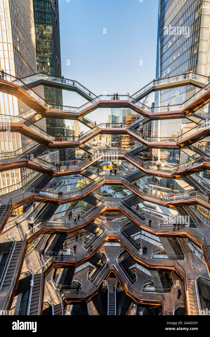Das Schiff, Hudson Yards Sanierung, Manhattan, New York, USA Stockfoto