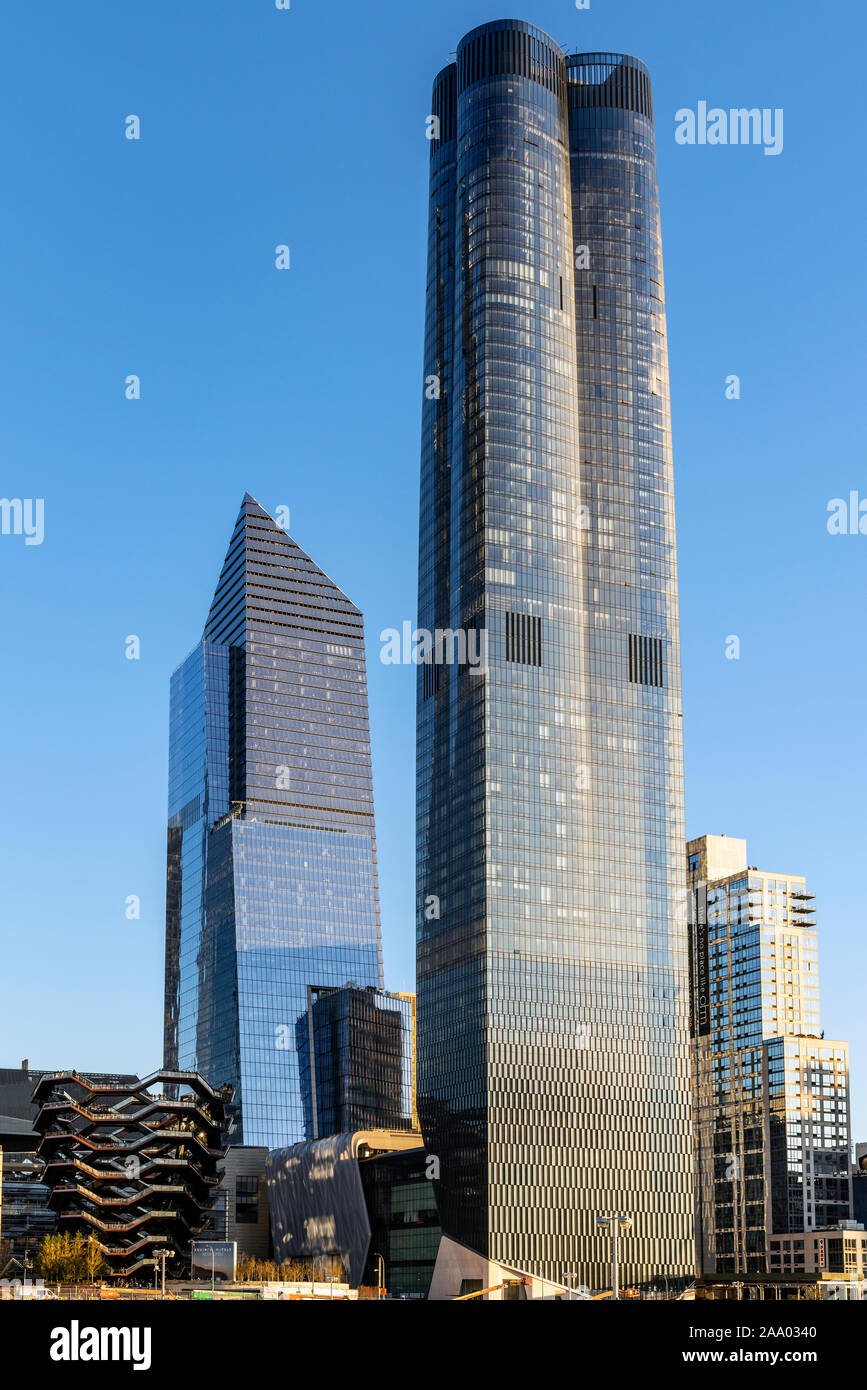 Hudson Yards Sanierung, Manhattan, New York, USA Stockfoto