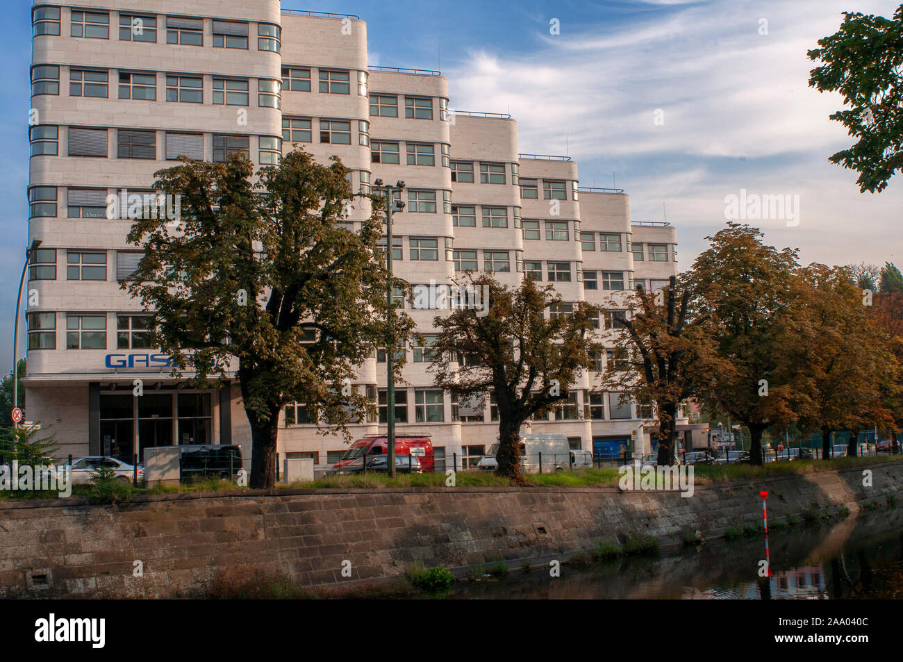 Shell-Haus modernistischen Architektur Gebäude 1932. Architekt Emil Fahrenkamp in Berlin Deutschland Stockfoto