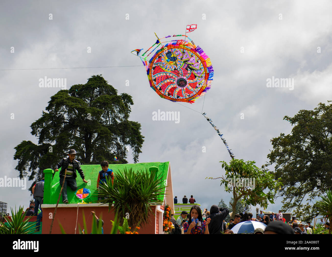 Allerheiligen in Santiago de Sacatepequez, Guatemala Stockfoto Allerheiligen in Santiago de Sacatepequez, Guatemala Stockfoto