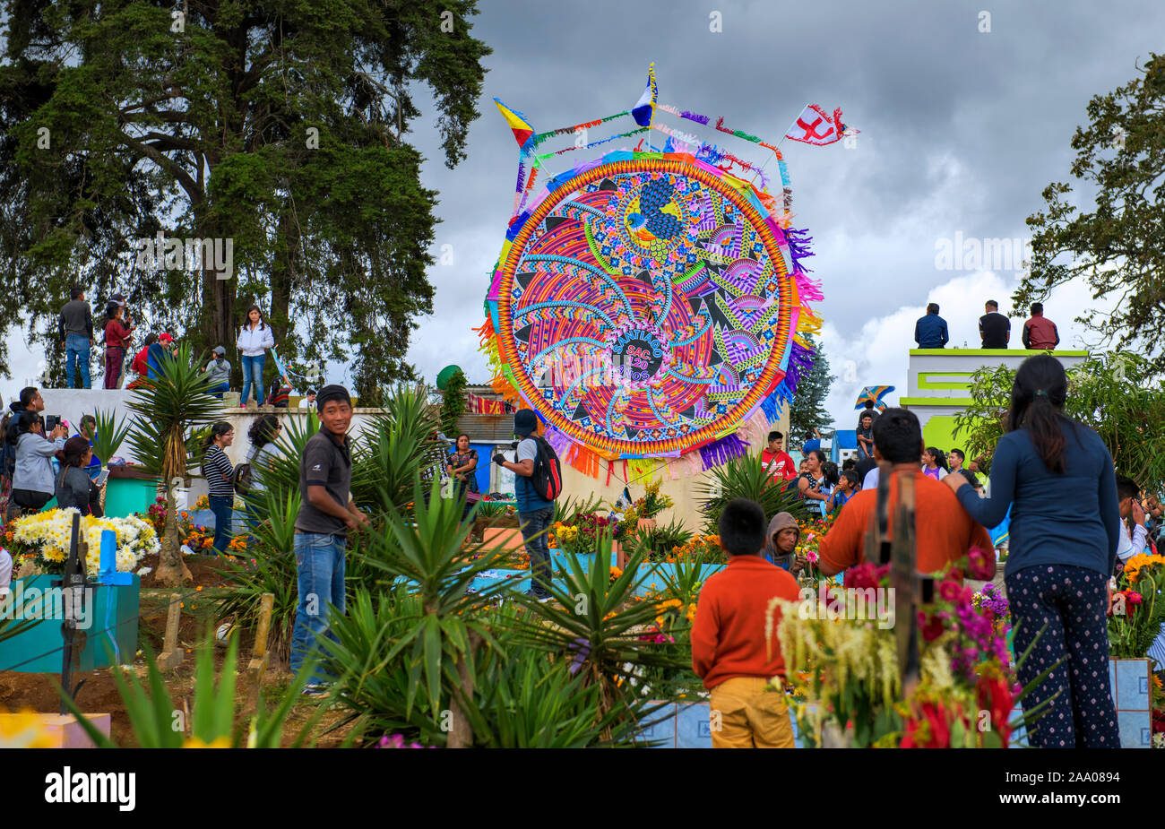 Allerheiligen in Santiago de Sacatepequez, Guatemala Stockfoto Allerheiligen in Santiago de Sacatepequez, Guatemala Stockfoto