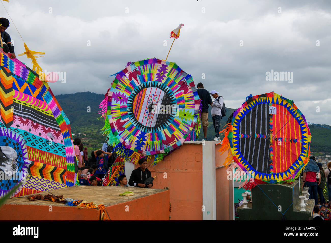 Allerheiligen in Santiago de Sacatepequez, Guatemala Stockfoto Allerheiligen in Santiago de Sacatepequez, Guatemala Stockfoto