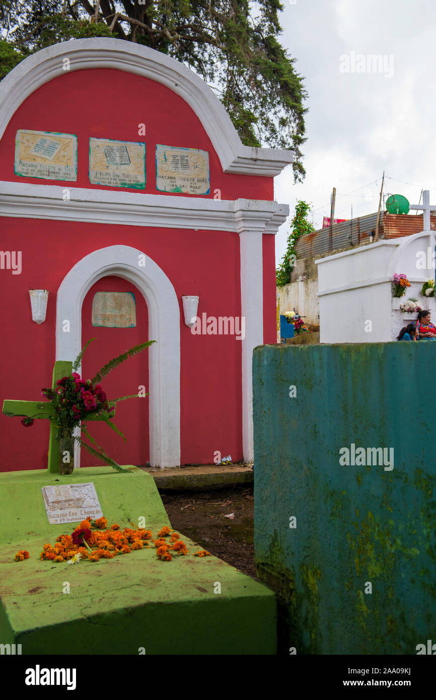 Allerheiligen in Santiago de Sacatepequez, Guatemala Stockfoto