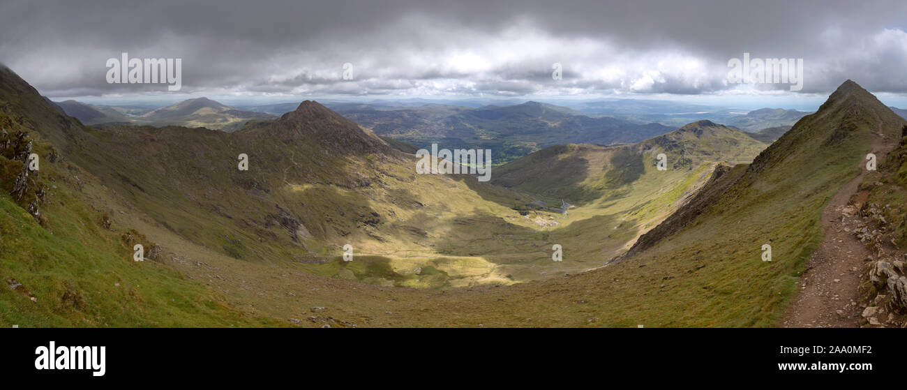 Mount Snowdon, Snowdonia National Park, Großbritannien Stockfoto