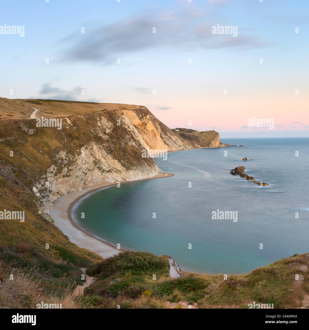 Man O' War Cove, Jurrasic Küste, Dorset, Großbritannien Stockfoto