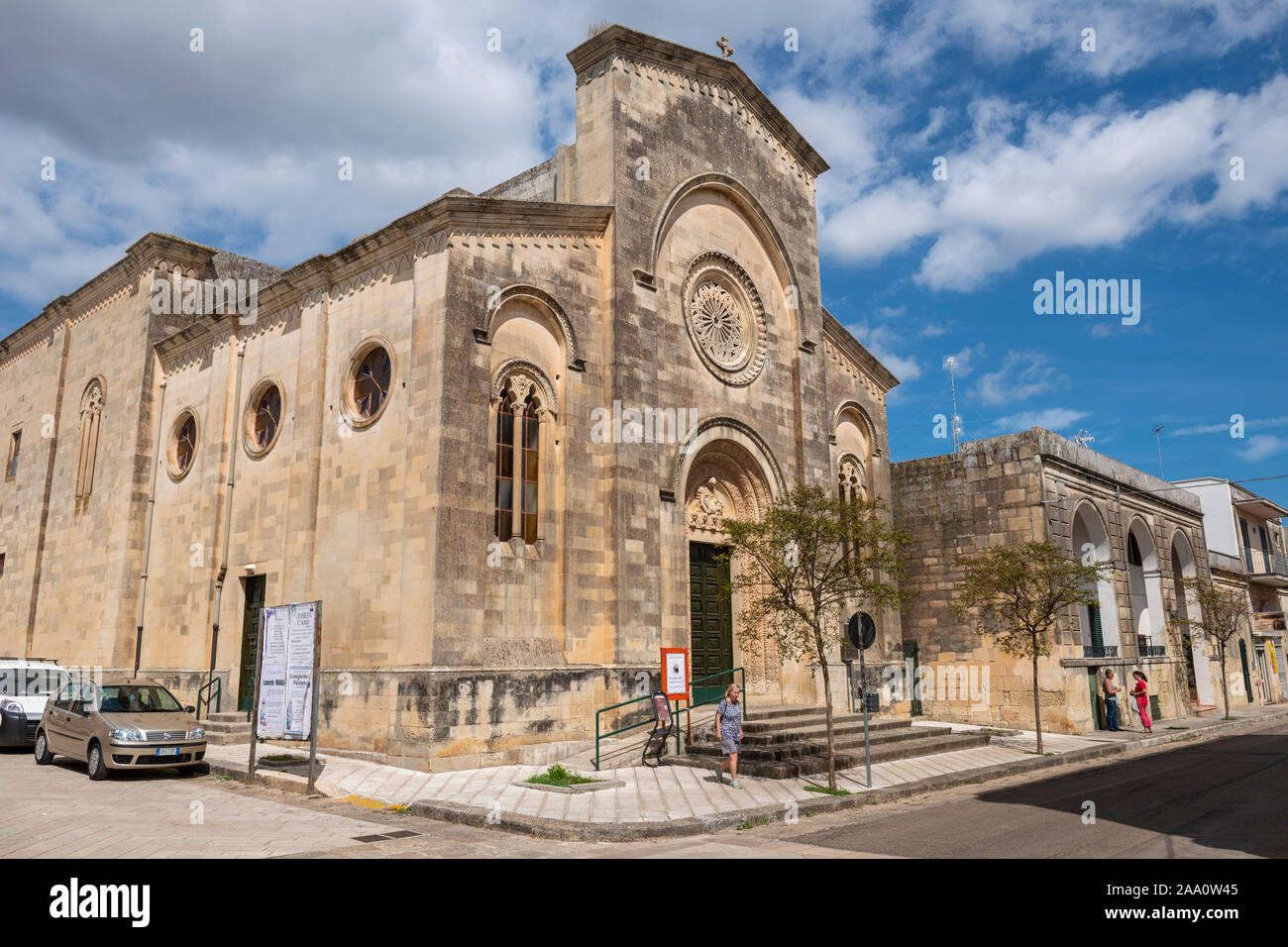 Chiesa Madonna Addolorata in Corigliano d'Otranto, Apulien (Puglia) im südlichen Italien Stockfoto