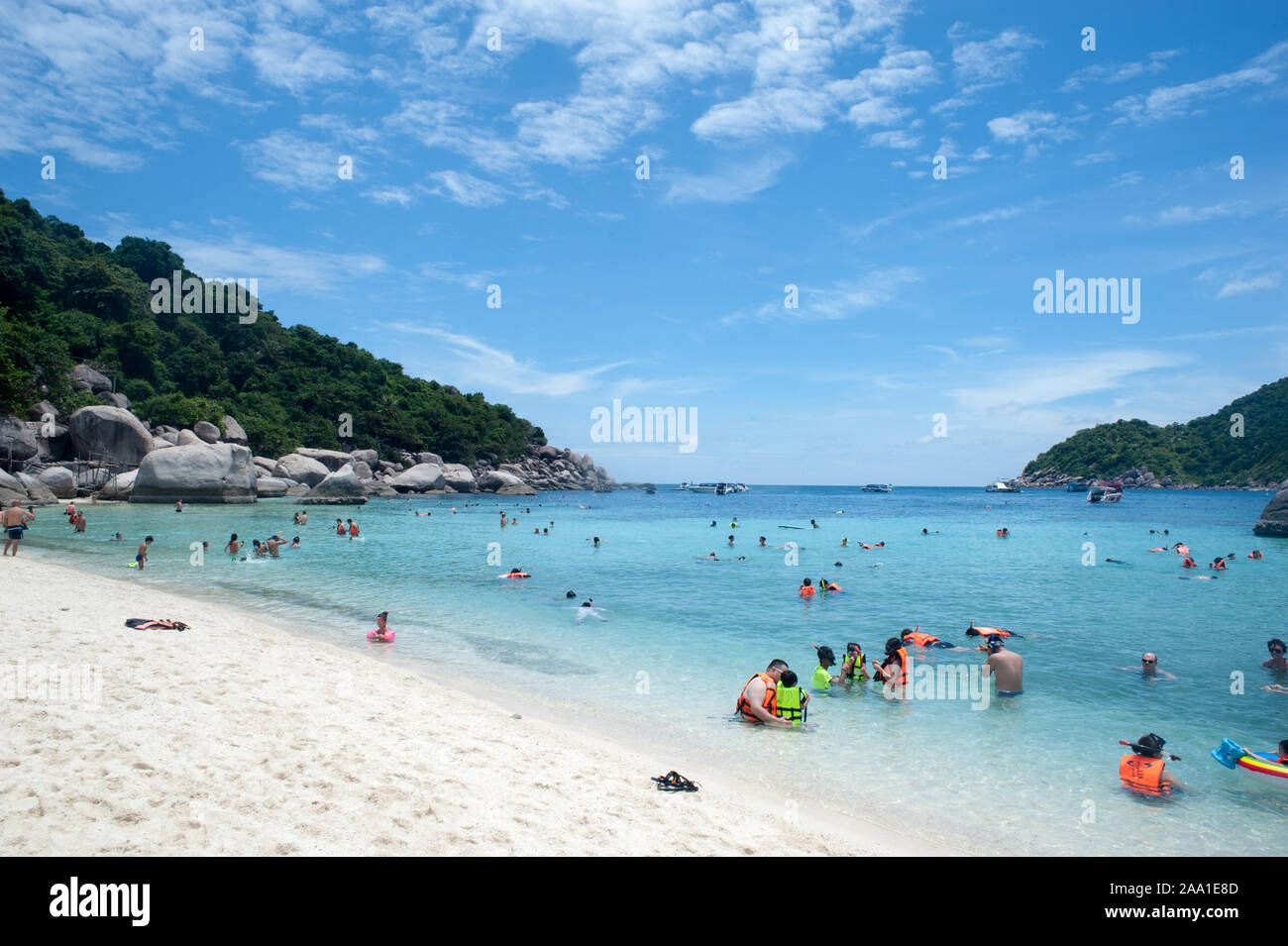 Koh Nang Yuan (nangyuan Island), Thailand. Stockfoto