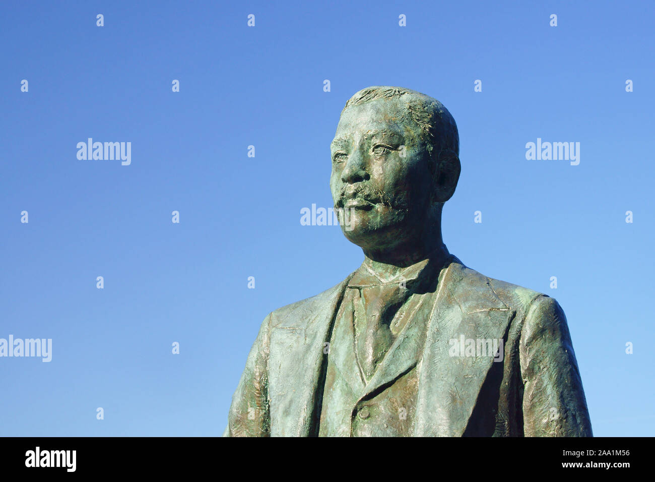 Statue von Natsume Souseki Stockfoto