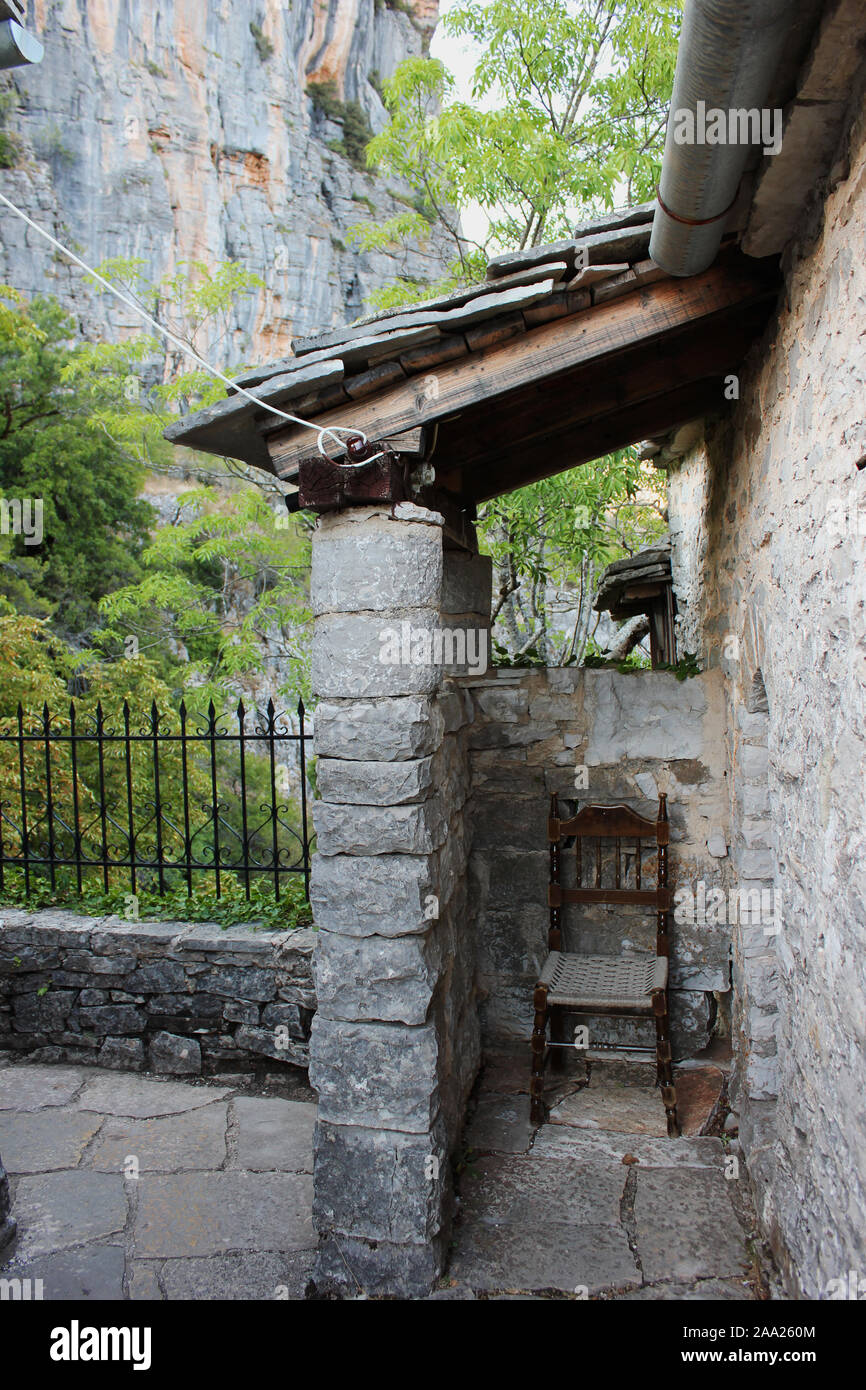 Kloster von Agia Paraskevi auf Monodendri die Vikos Schlucht Griechenland Stockfoto