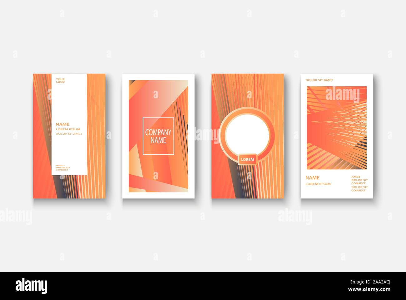 Moderne Unternehmen geometrische Vorlage Banner für Design. Social Media Network Konzept. Förderung Plakat Hintergrund. Kreative Geschichten. Abstract Vector Stock Vektor