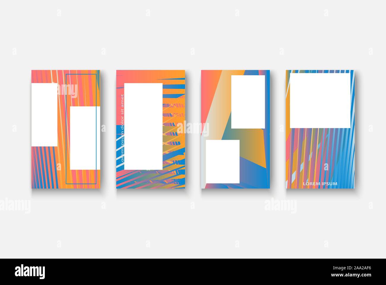 Moderne Unternehmen geometrische Vorlage Banner für Design. Social Media Network Konzept. Förderung Plakat Hintergrund. Kreative Geschichten. Abstract Vector Stock Vektor