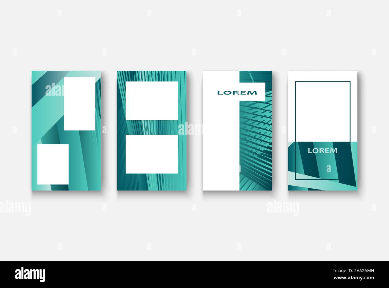 Moderne Unternehmen geometrische Vorlage Banner für Design. Social Media Network Konzept. Förderung Plakat Hintergrund. Kreative Geschichten. Abstract Vector Stock Vektor