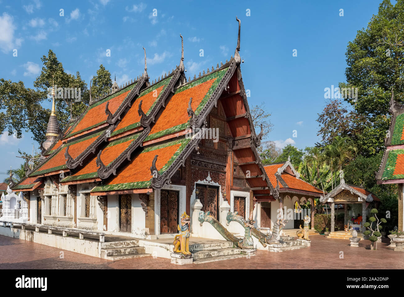 Wat Pratu Pong Tempel in Lampang, Thailand Stockfoto