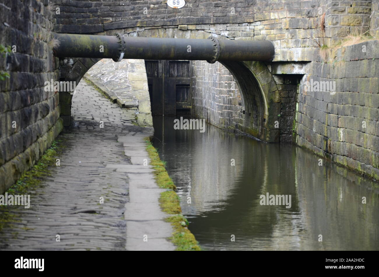 Britische Kanal Netzwerk, viktorianischen Binnenwasserstraßen system Stockfoto