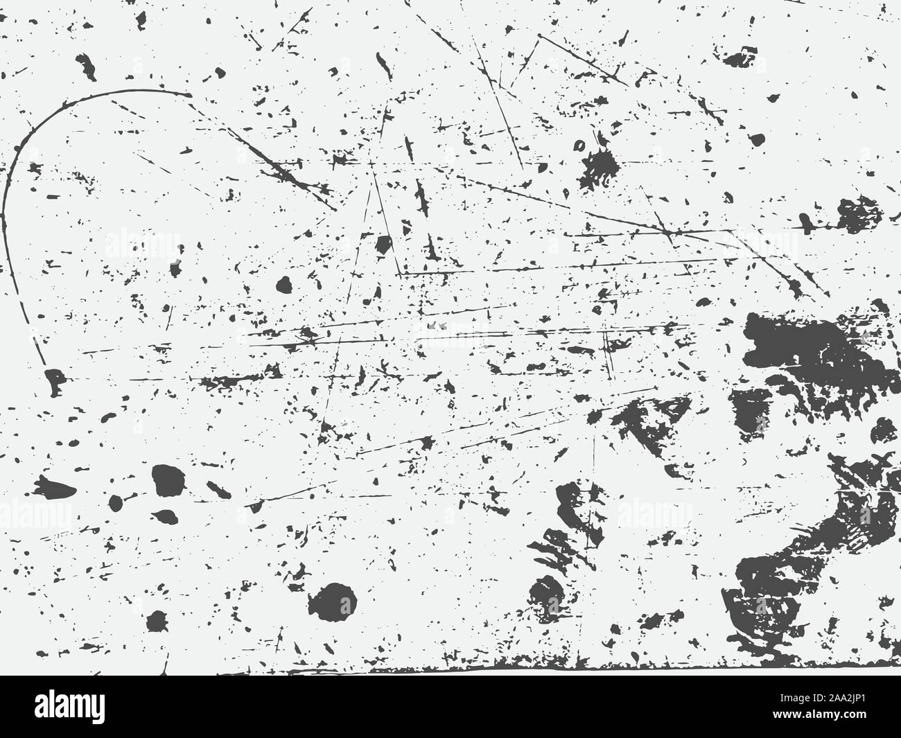 Grunge Textur in Schwarz und Weiß. Strukturierten Hintergrund. Vector template. Not vektor Textur. Textur über jedes beliebige Objekt in Distressed Effekt erzeugen. Stock Vektor