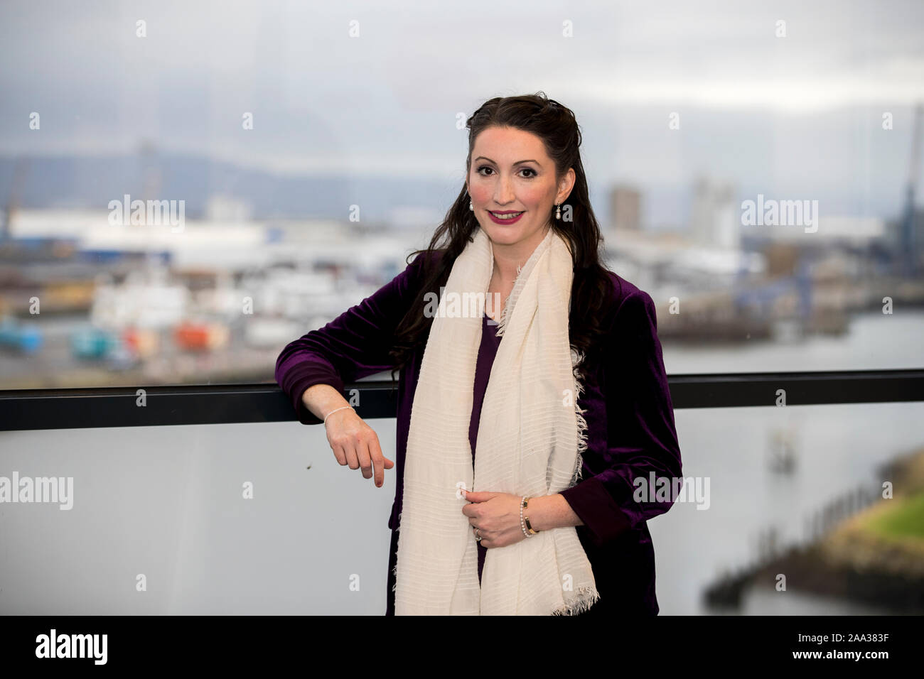 Emma Little-Pengelly von DUP nach dem Start eines neuen politischen Plans auf der W5 in Belfast durch seine Partei. PA-Foto. Bilddatum: Dienstag, 19. November 2019. Siehe PA Geschichte POLITIK Wahlen . Bildnachweis sollte lauten: Liam McBurney/PA Wire Stockfoto