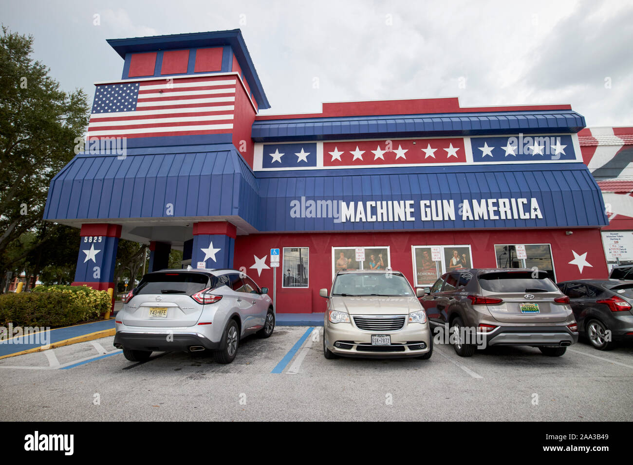 Machine Gun Amerika Gewehr Spektrum kissimmee Florida USA Stockfoto