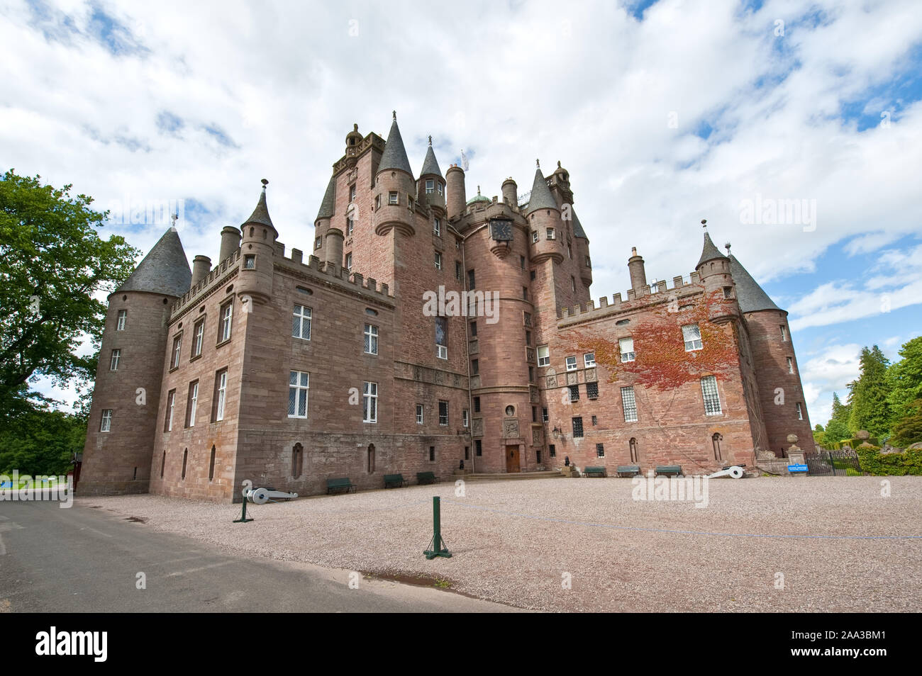 Glamis Castle. Perthshire, Schottland Stockfoto