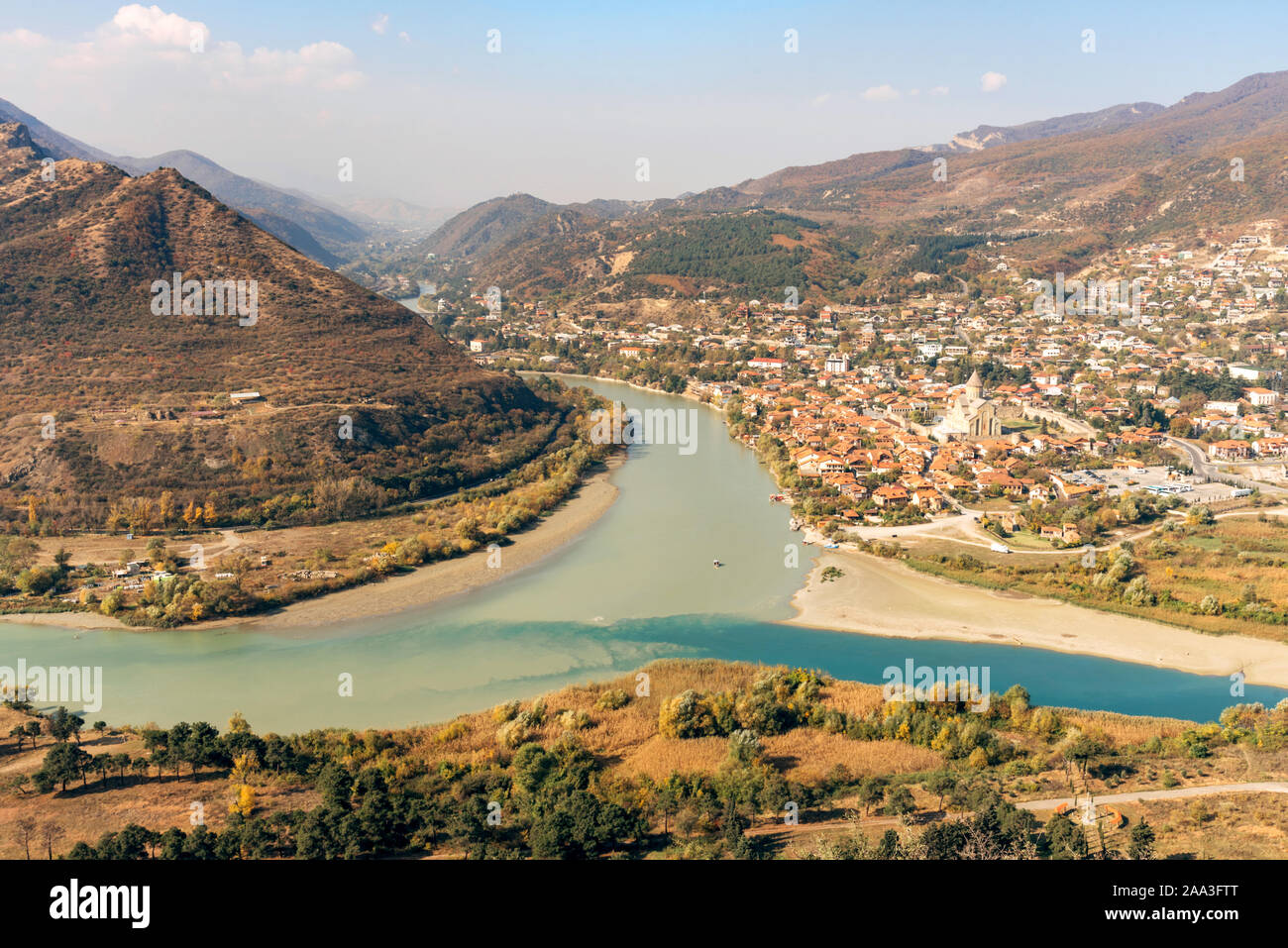 Ansicht der Mtskheta. Georgien Stockfoto