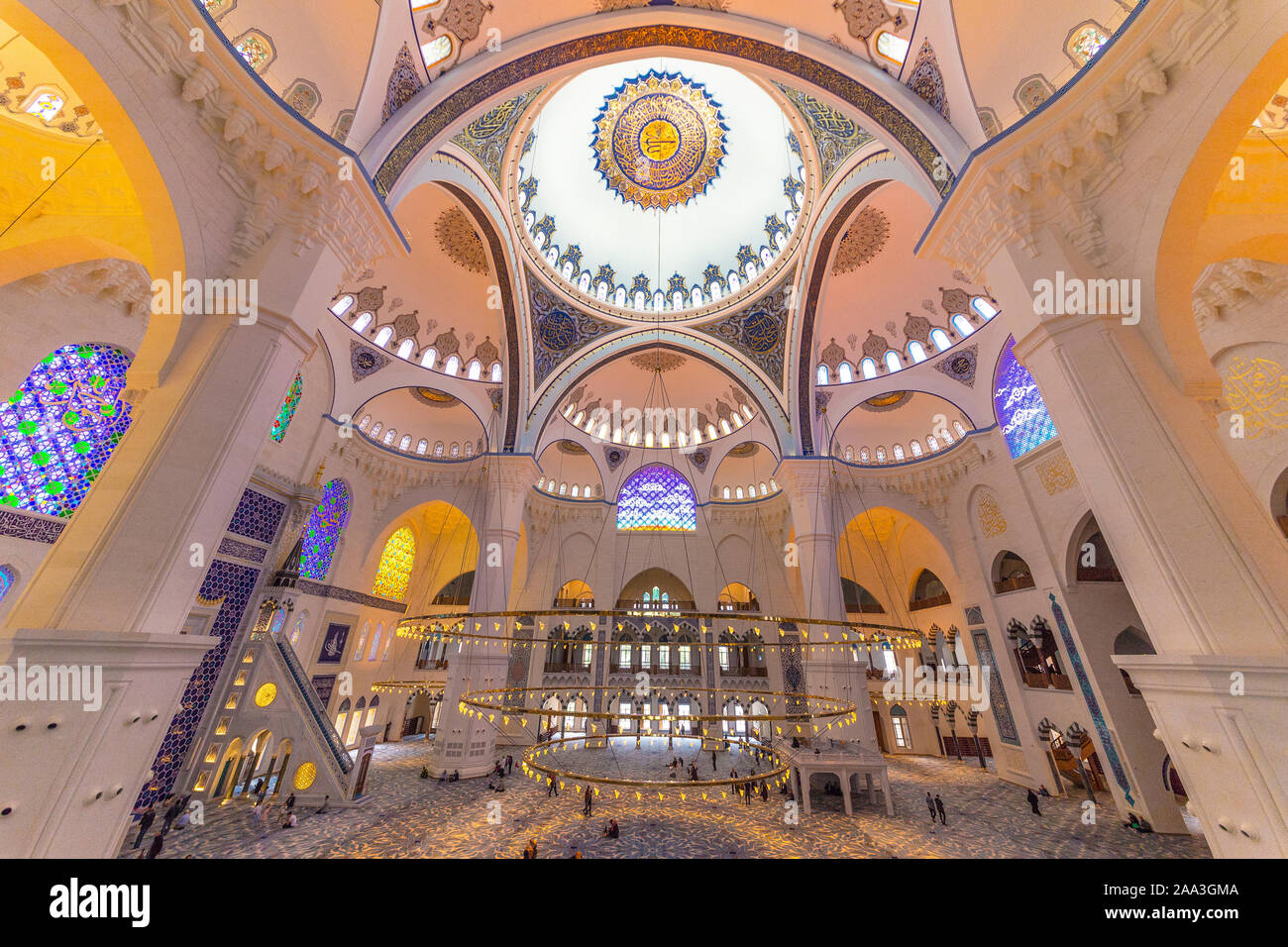 Camlica Moschee. bulding, Istanbul Moschee Stockfoto