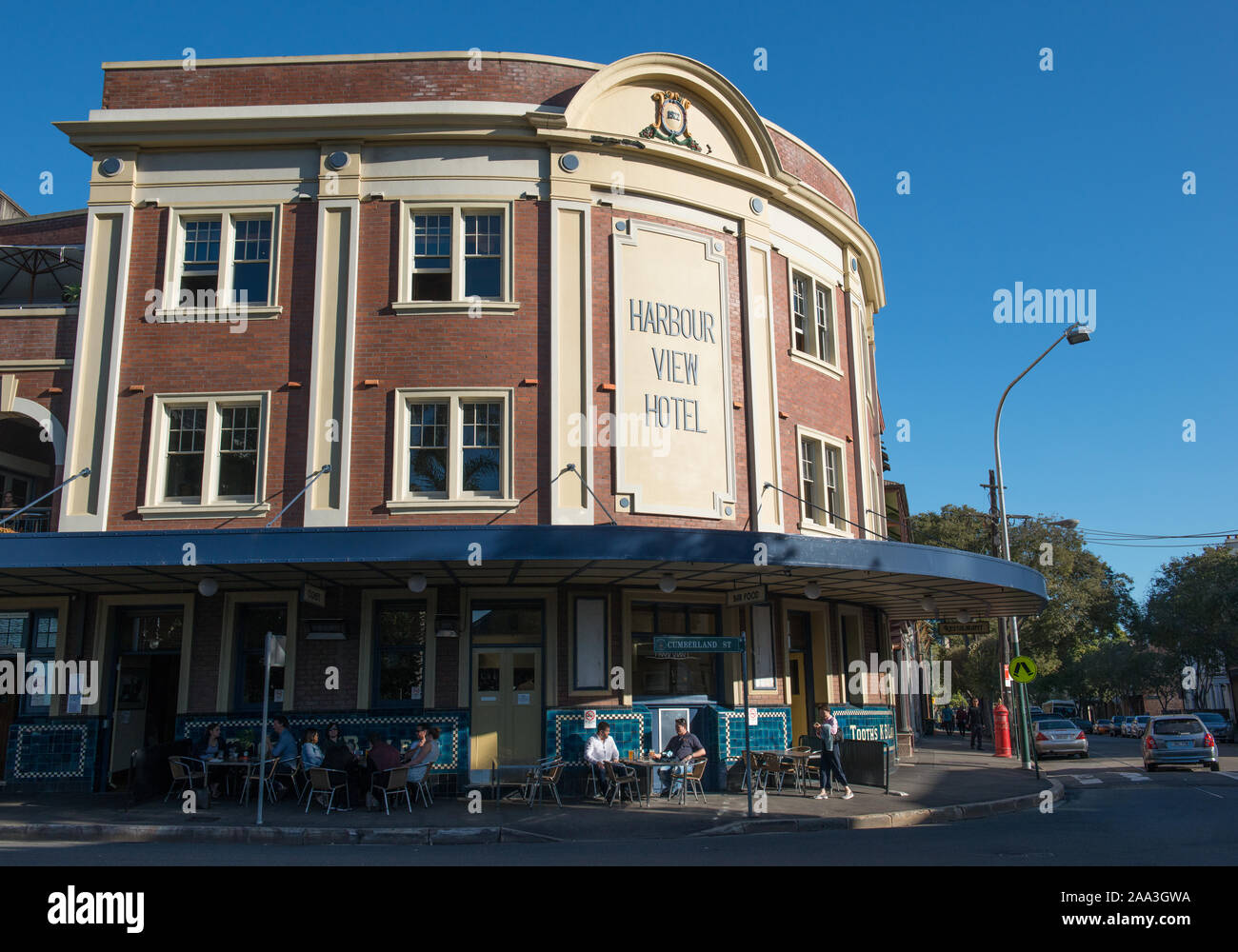 Harbour View Hotel, Sydney Stockfoto