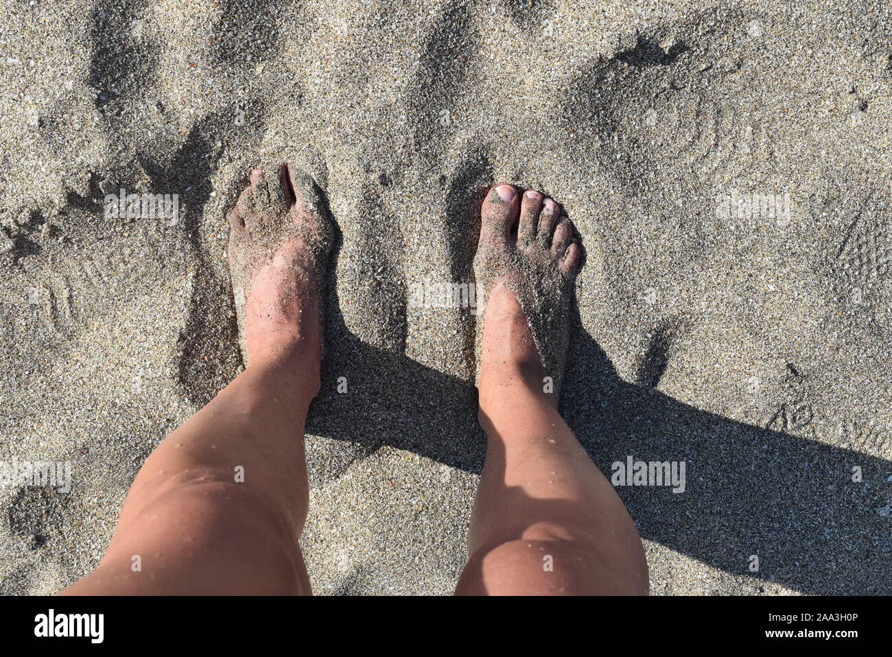 Sommer Urlaub am Strand Stockfoto