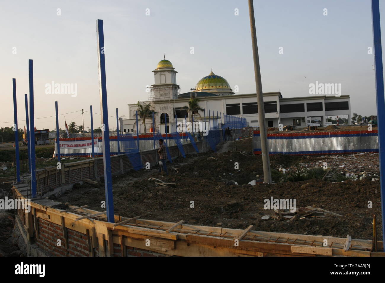 Banda Aceh, Aceh, Indonesien. 31. Oktober 2008. Entwicklung des Flughafens Banda Aceh auf der Insel Sumatra, Indonesien, nach einer 3-jährigen Tsunami-Tragödie. Stockfoto
