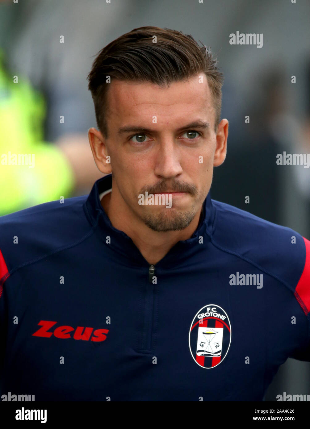 Fußball Italien - Liga der Serie B BKT 2019-2020/(Fußball Club Crotone) - Moreno Rutten Stockfoto