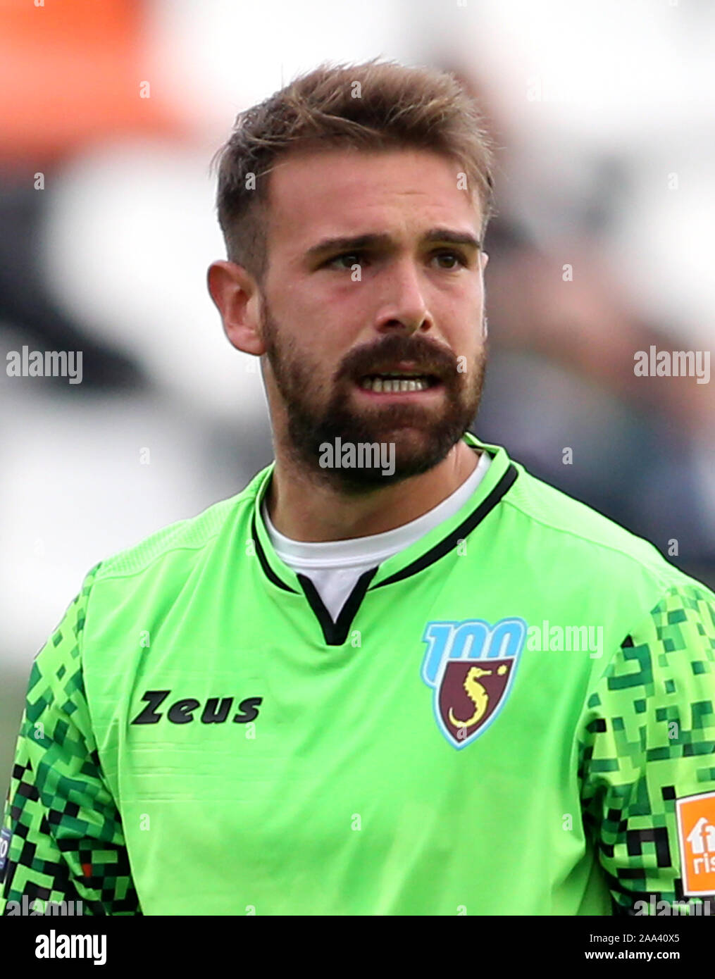 Fußball Italien - Liga der Serie B BKT 2019-2020/(Unione Sportiva Salernitana 1919 ​) - Alessandro Micai Stockfoto