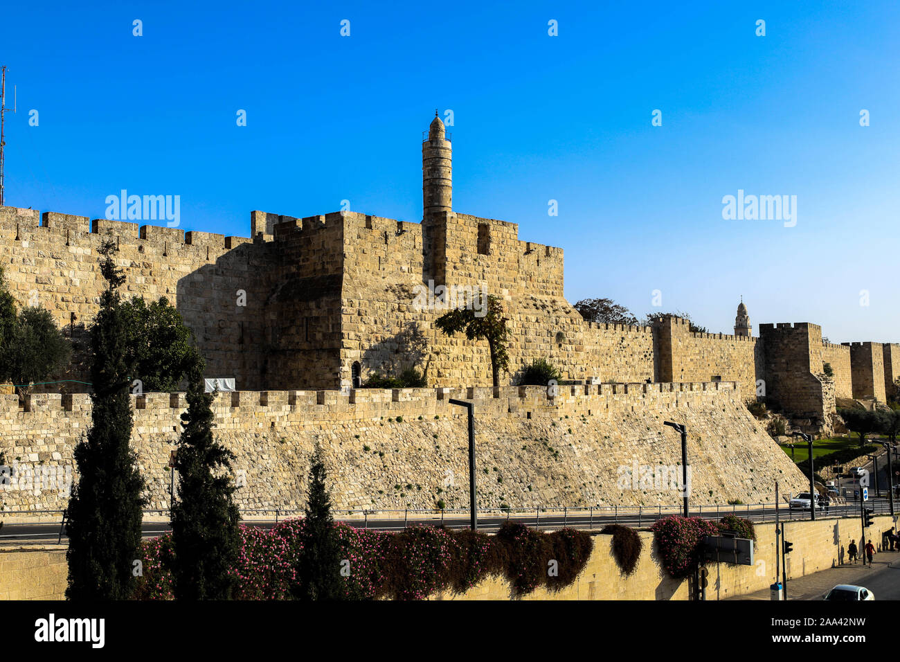 Turm Davids in Jerusalem, Israel Stockfoto