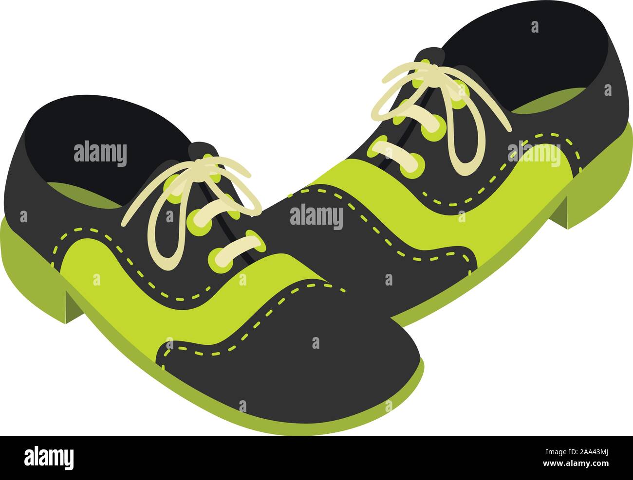 Brogues Symbol, isometrische Stil Stock Vektor