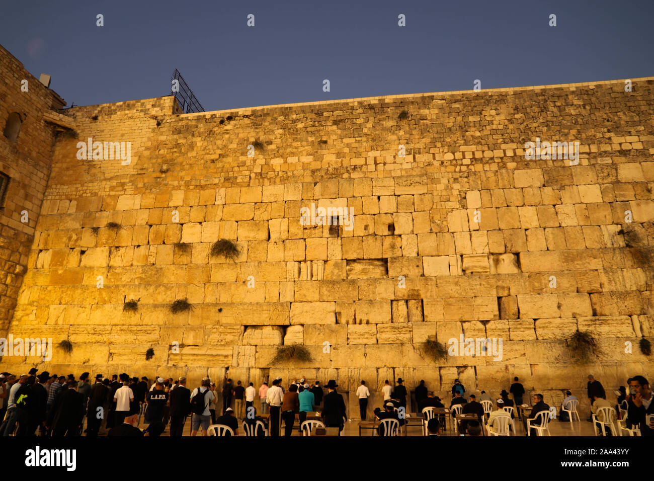 Western Wall in Jerusalem Altstadt, Israel 2019 Stockfoto