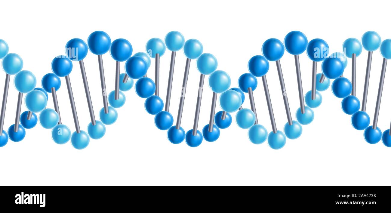 Hintergrund mit DNA-Moleküle Struktur. Stock Vektor