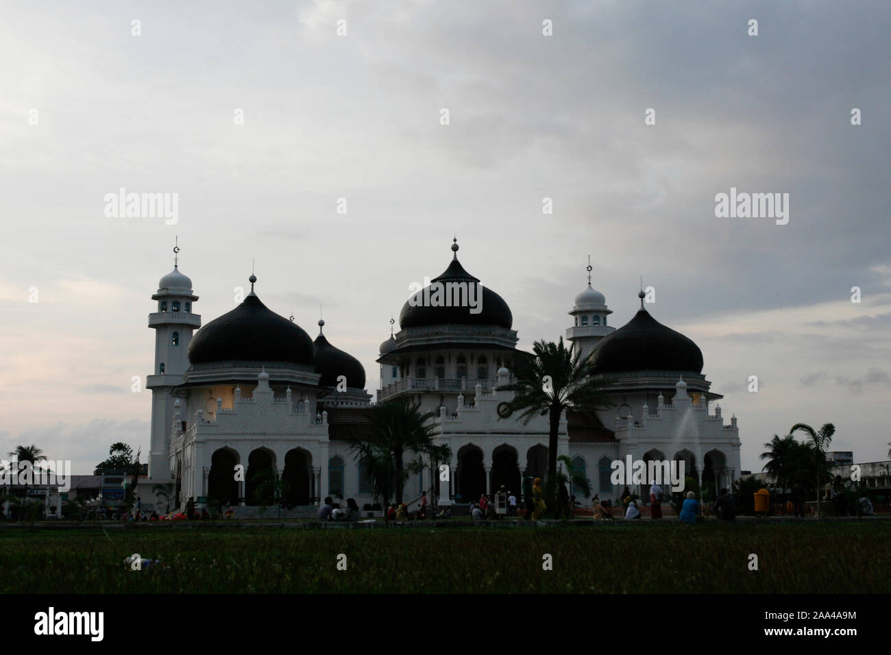 Banda Aceh, 30. Januar 2008. Die Große Moschee Baiturrahman, vor der Sanierung Stockfoto