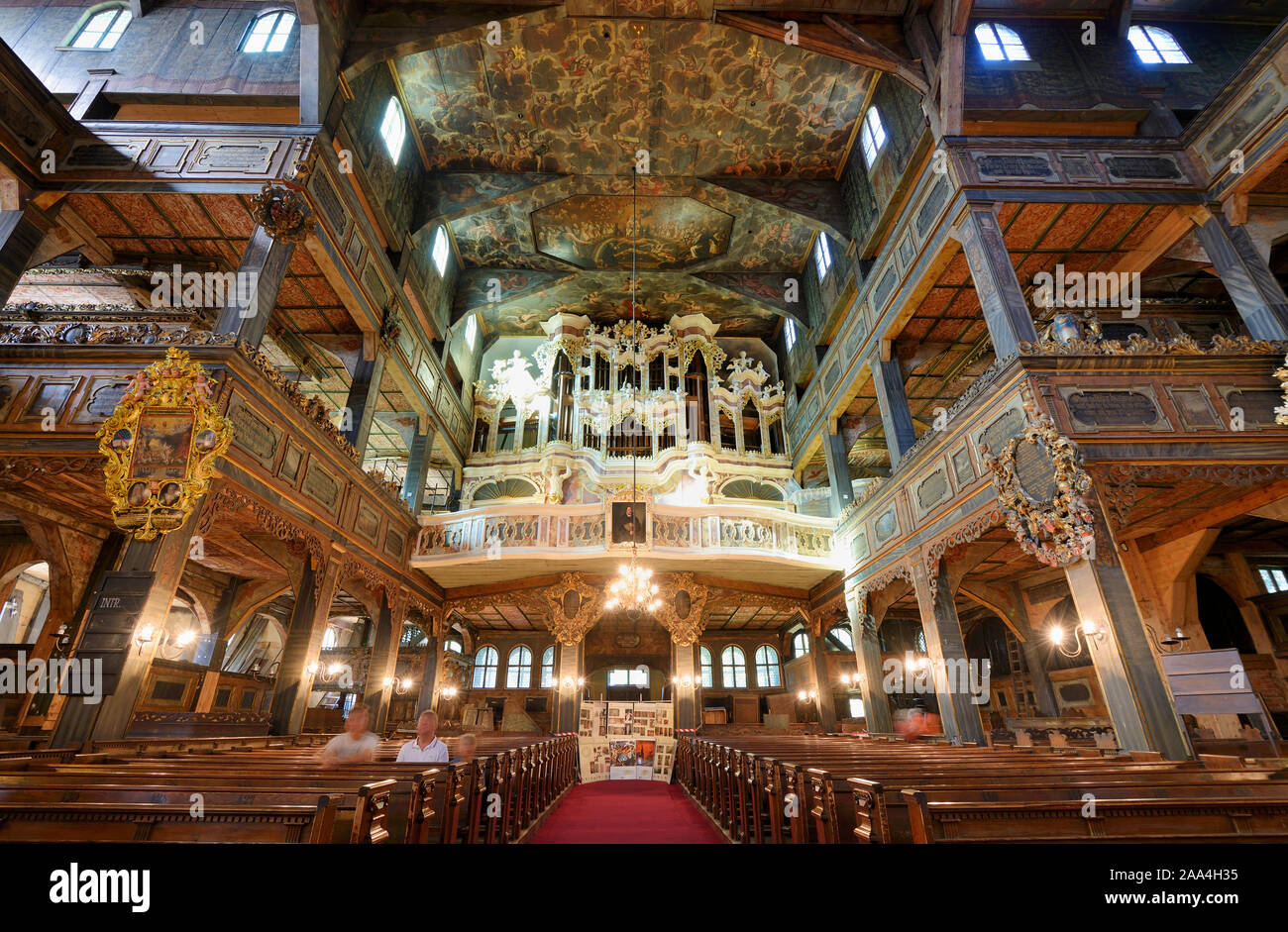 Die Kirche des Friedens (Kosciol Pokoju) in Swidnica, einem UNESCO-Weltkulturerbe. Niederschlesien, Polen Stockfoto