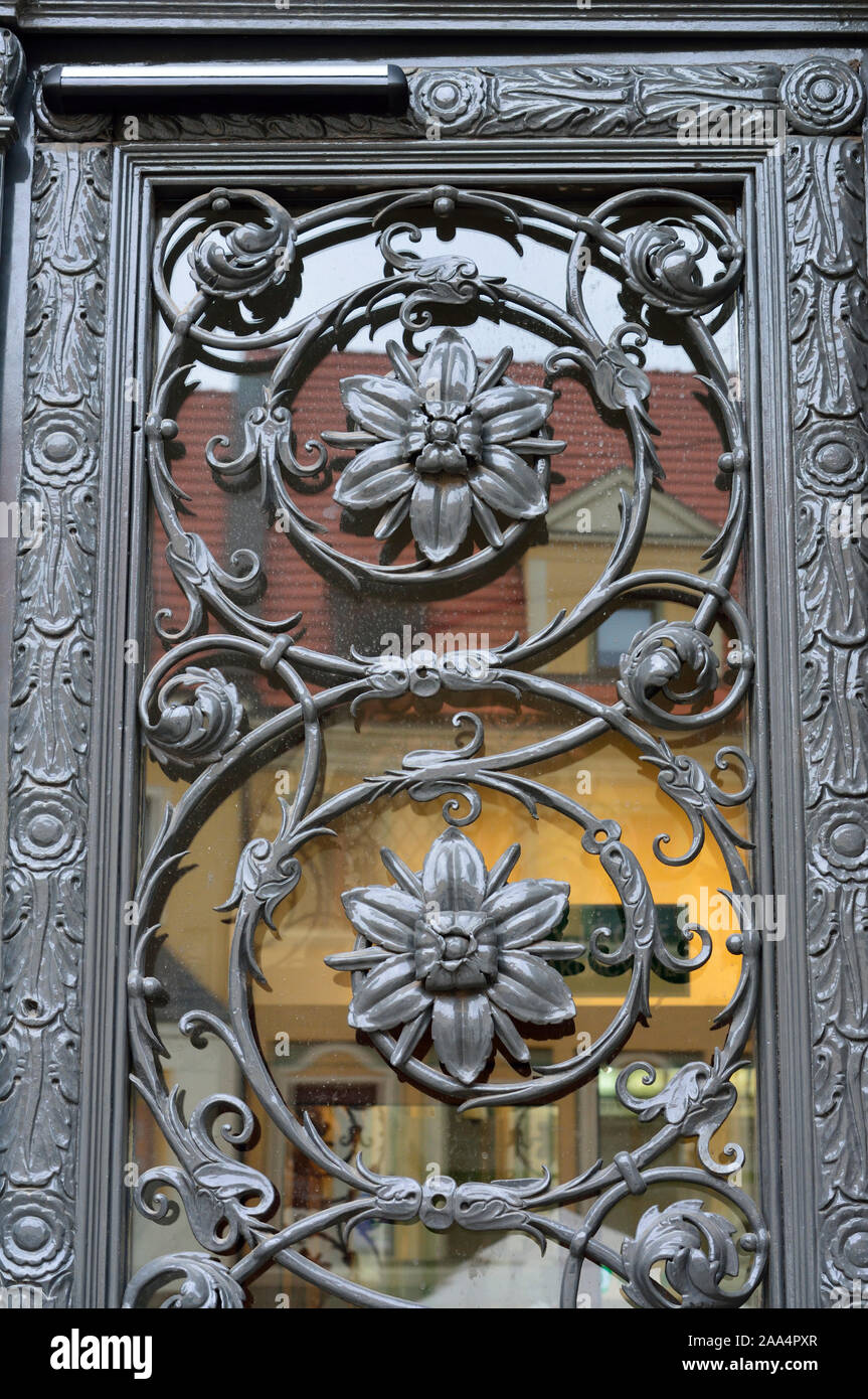 Detail aus einem Haus in der Altstadt von Breslau. Polen Stockfoto