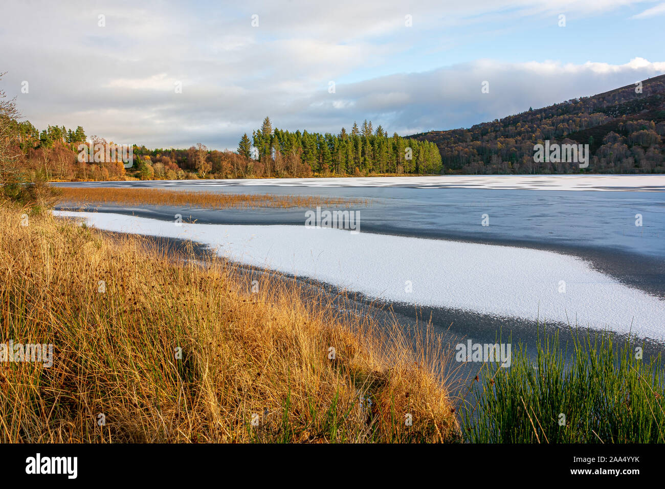 Loch Laide, Abriachan, Inverness, Schottland, Vereinigtes Königreich Stockfoto