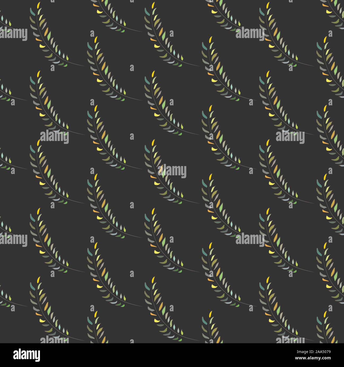 Nahtlose Algen nahtlose Muster. Moderne digitale Design. Marine, Sich wiederholendes Muster. Modern im skandinavischen Stil. Moderne Farben und Design. Stock Vektor