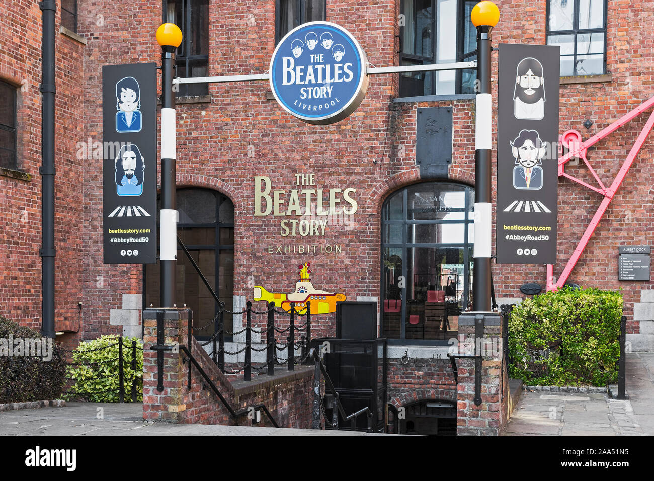 Die Beatles Story in Liverpool, Großbritannien Stockfoto
