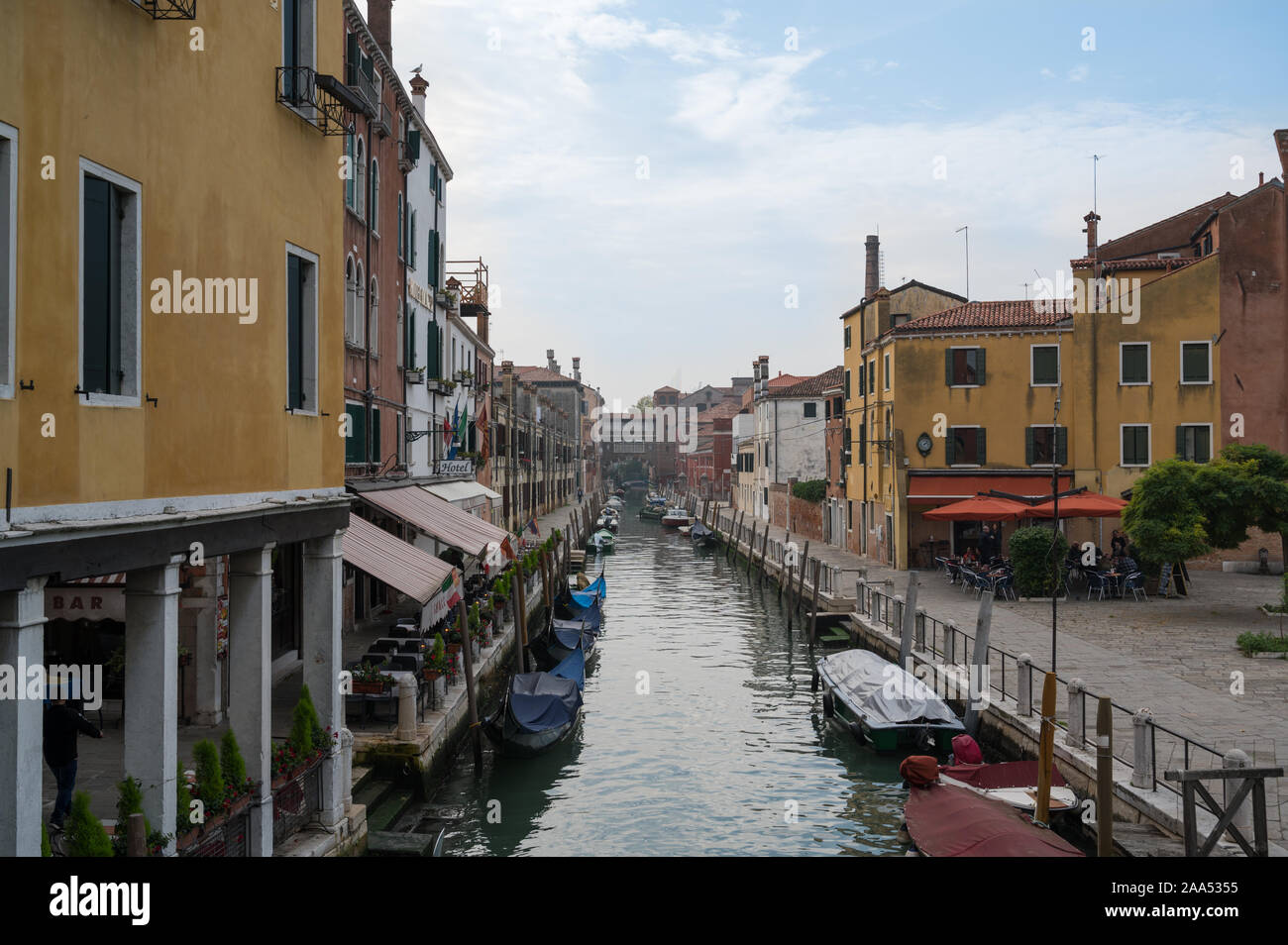 Kanal in Venedig, Italien Stockfoto