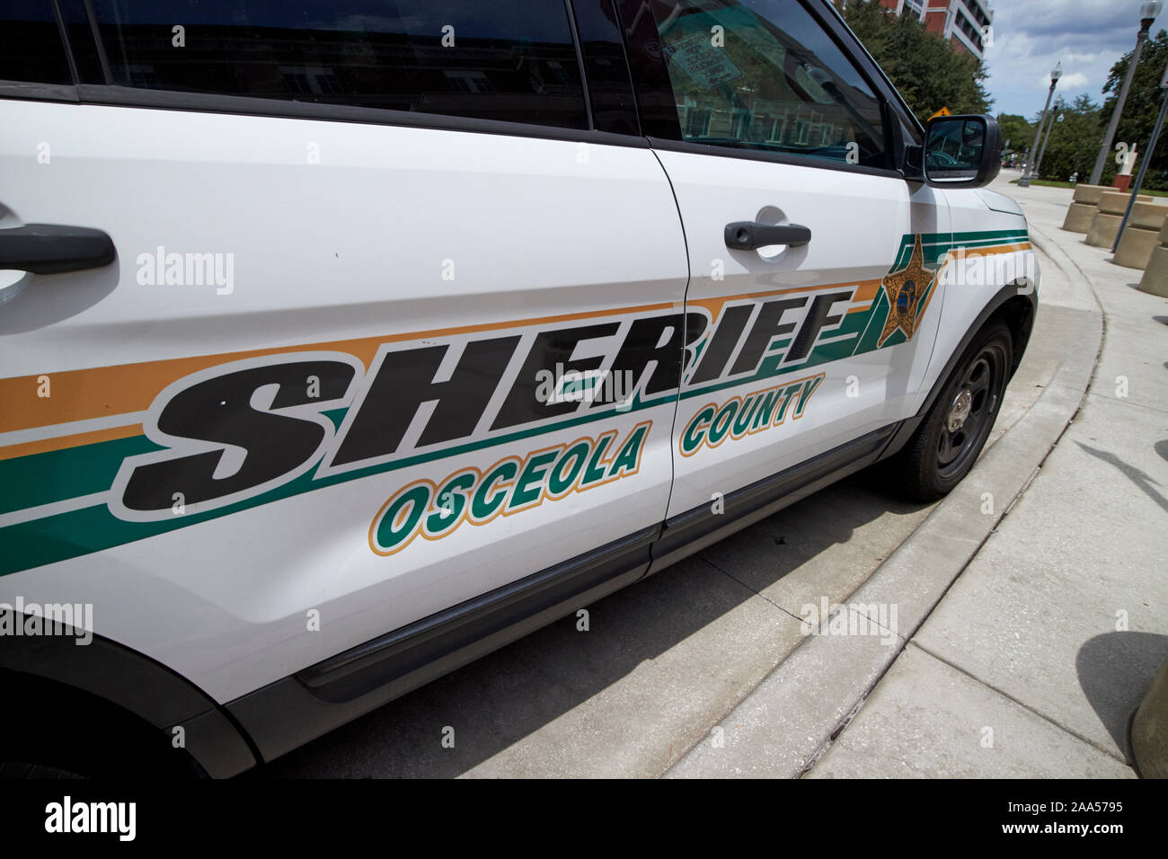 Osceola County Sheriff Department ford Polizei explorer Patrol Fahrzeug suv florida usa Stockfoto