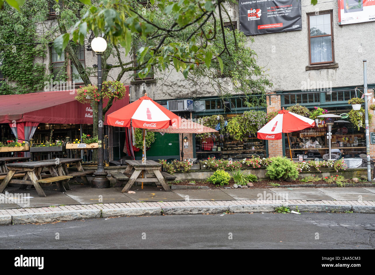 Collegetown Bagels, Ithaca, New York Stockfoto