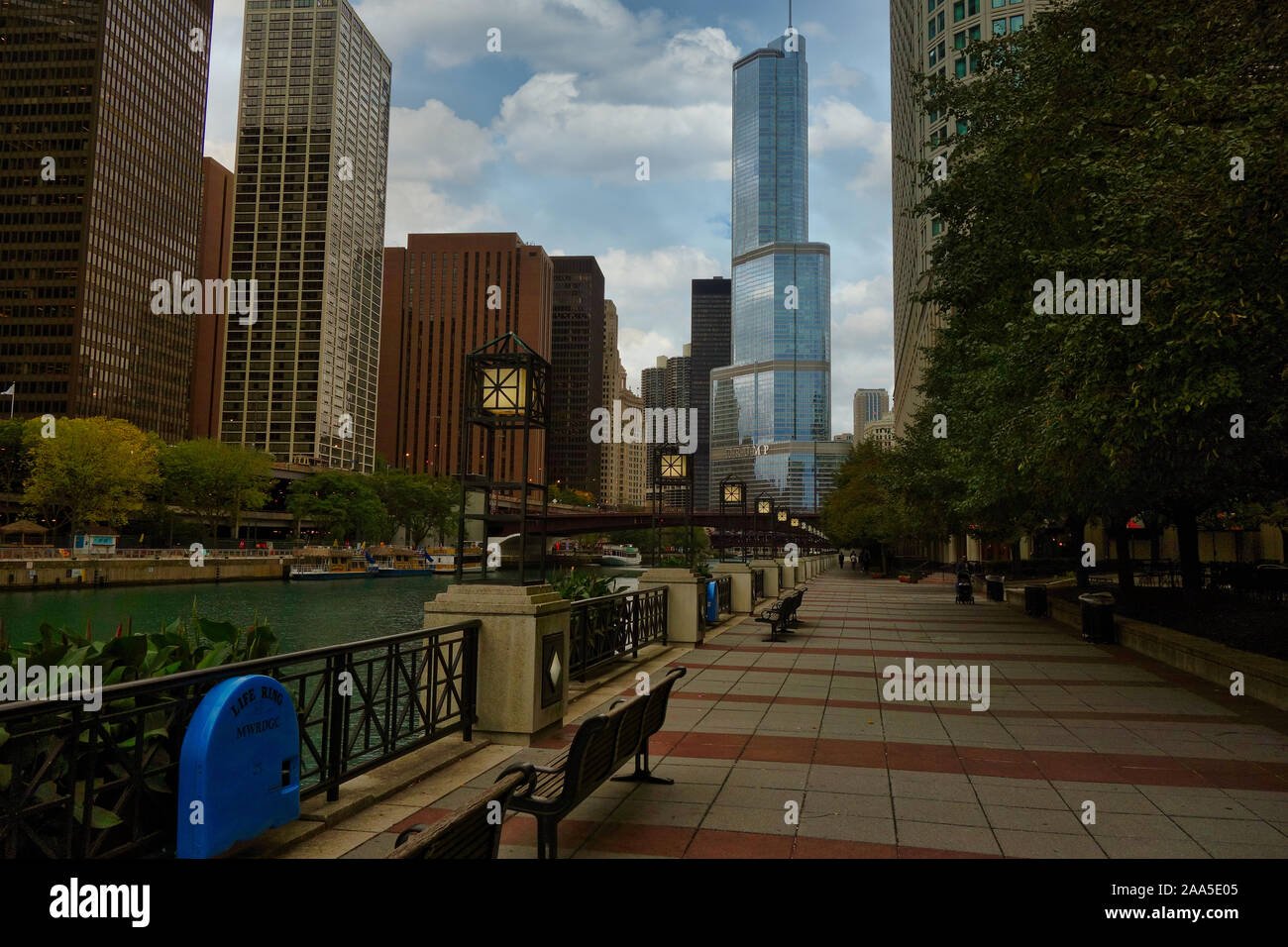 Trump Tower in Chicago, IL Stockfoto