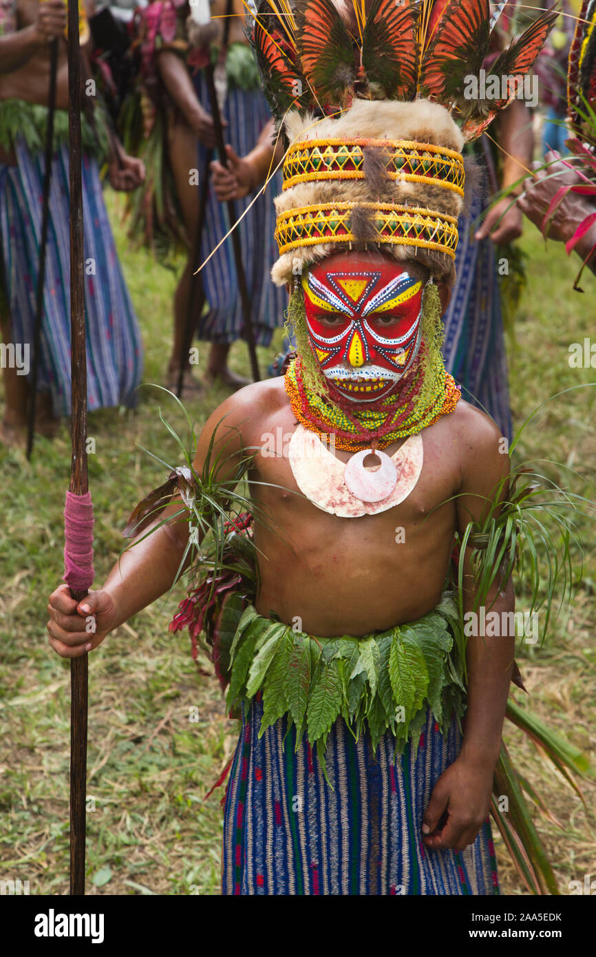 Kind Krieger von kunga Stockfoto